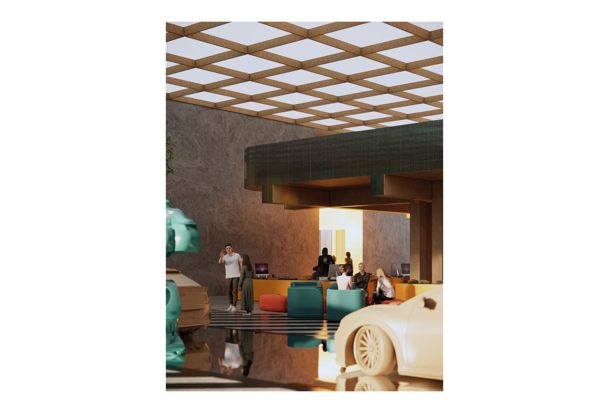 Material vignette · Calibrating contrasts in the material palette
