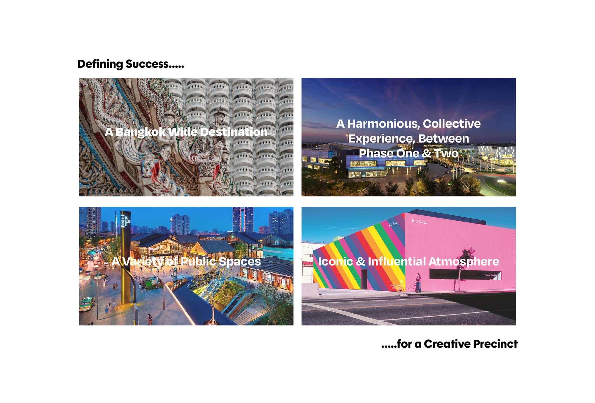 Breaking the brief · defining a creative district