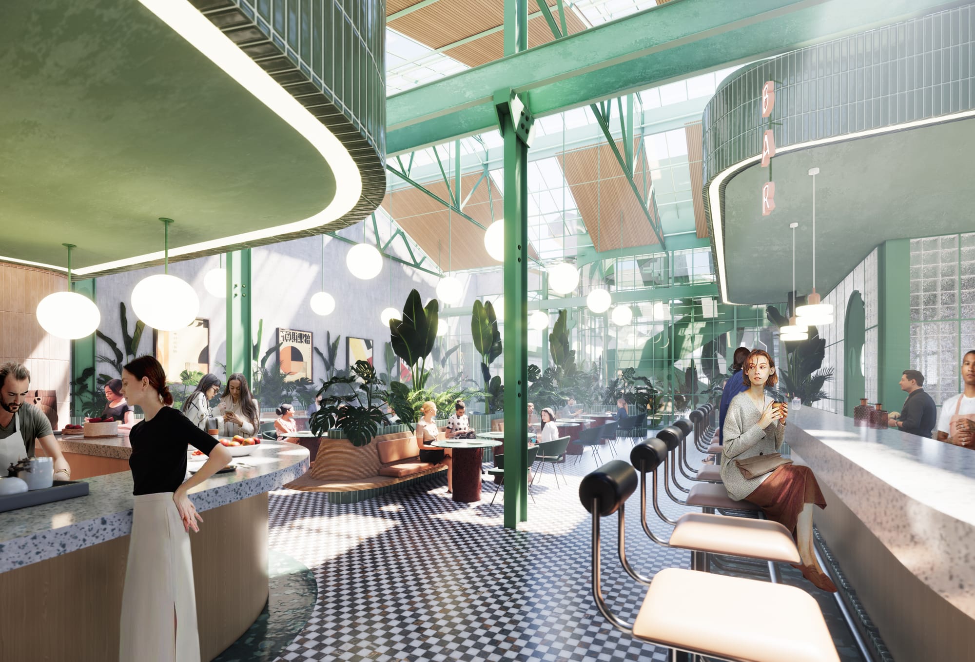 Experiential view · A reimagined warehouse