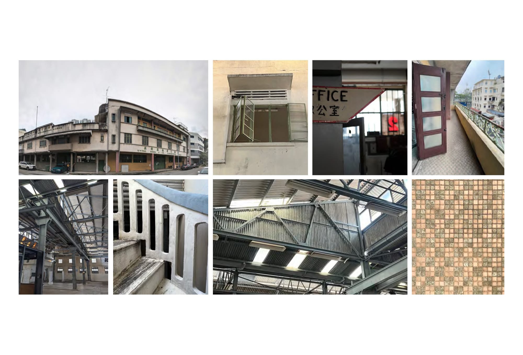 Site research · Cataloging the existing building features