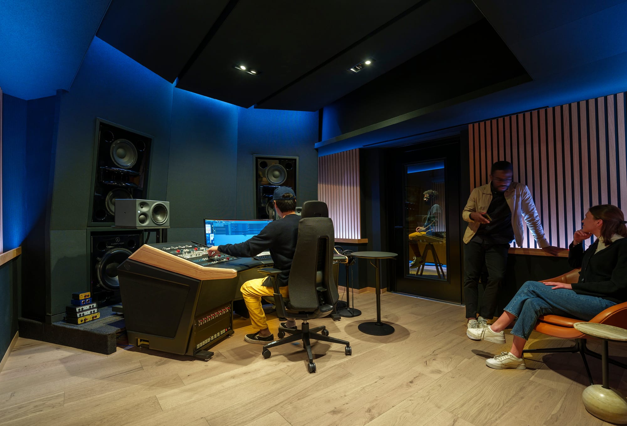 Control room · recording booth