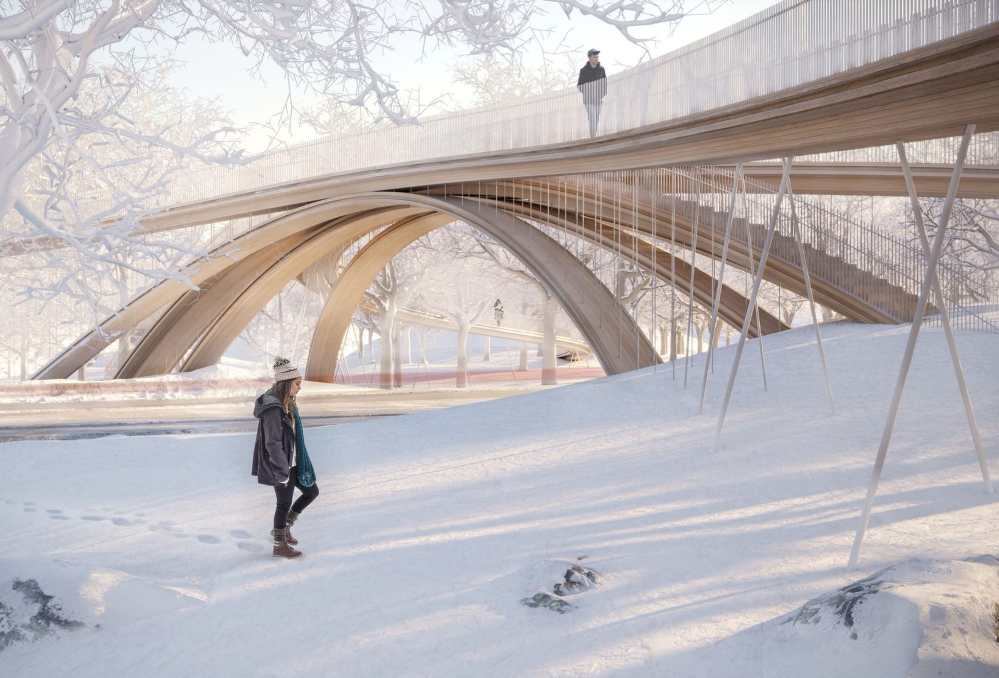 Structural arches · winter