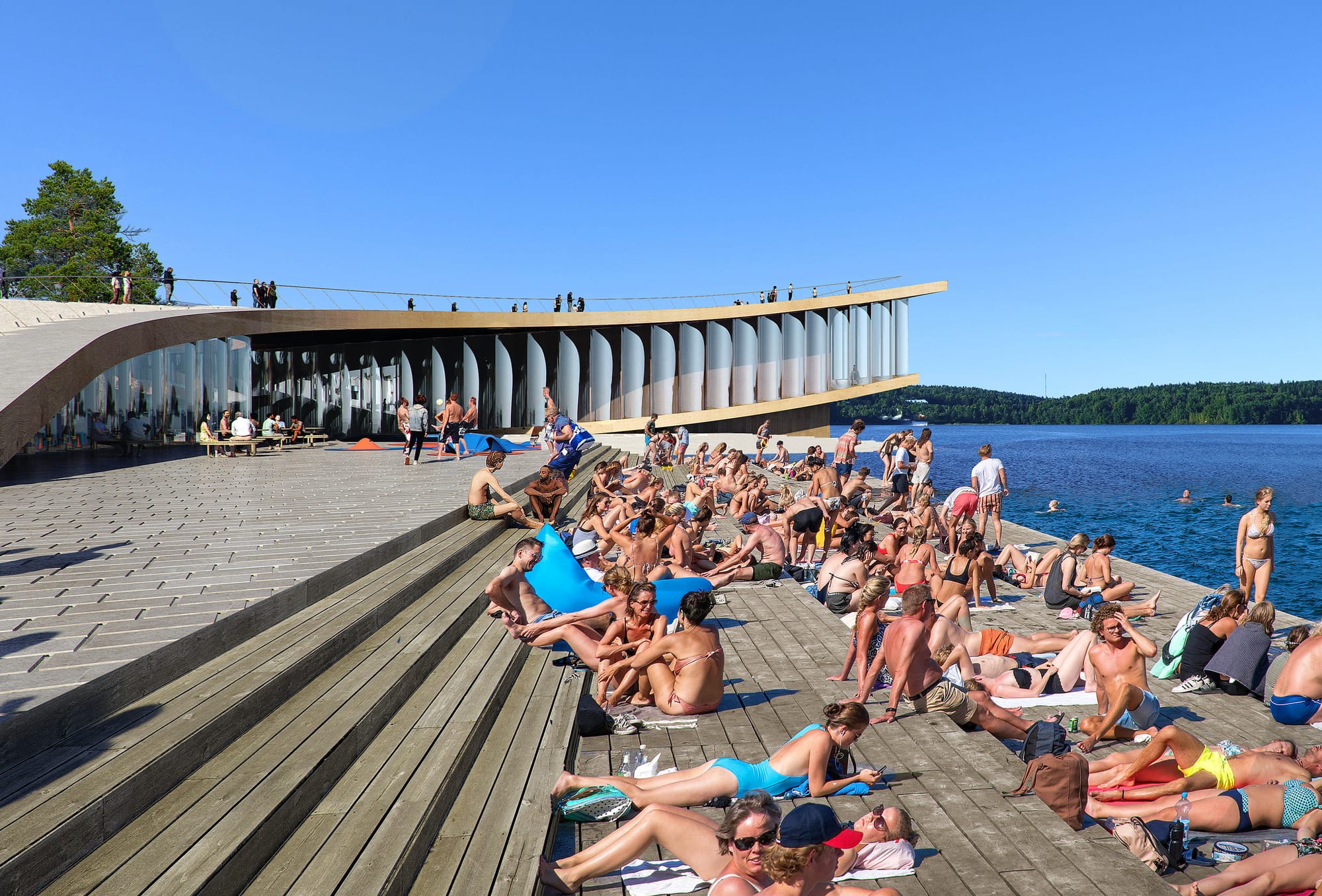 Summer · waterfront activation