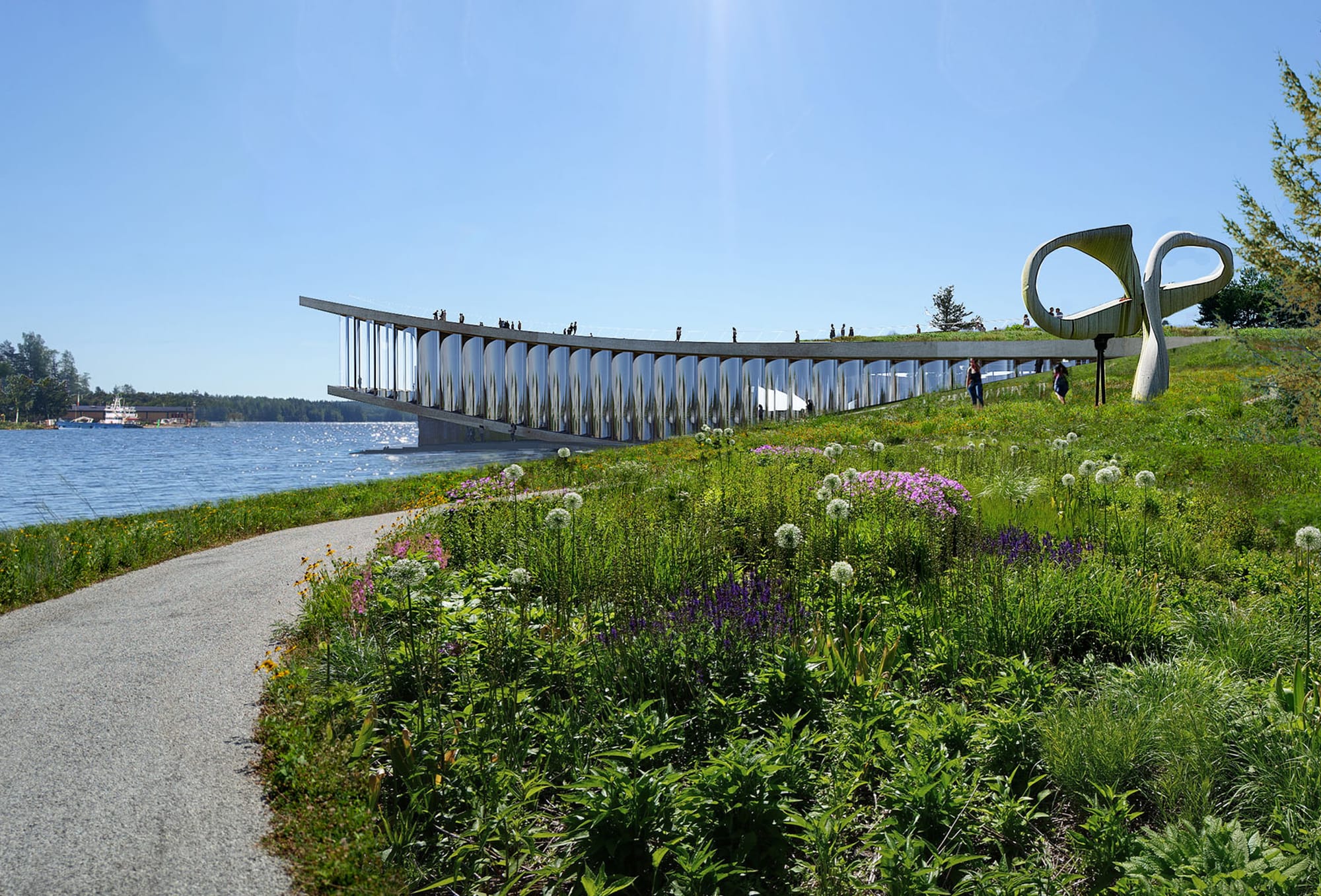 Waterfront promenade